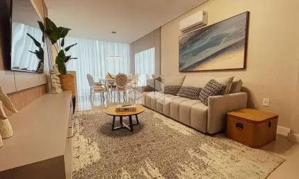 Apartamento mobiliado com duas suítes  a 40 metros do mariscal bombinhas sc