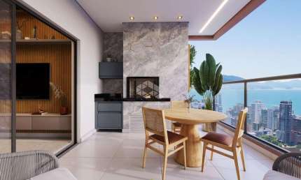 Apartamento com três suites na Meia Praia em Itapema SC