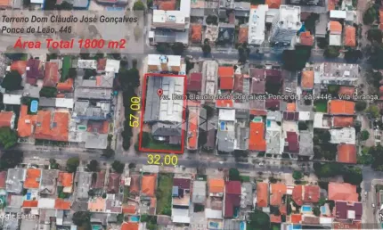 Terreno à venda na Avenida Dom Cláudio José Gonçalves Ponce de Leão, 446, Vila Ipiranga, Porto Alegre