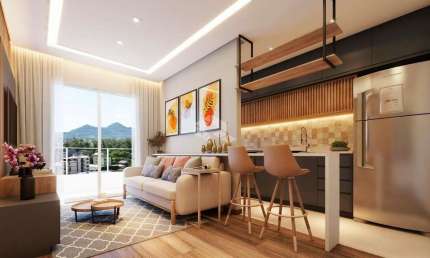 Apartamento de 02 dormitórios com suíte à venda na planta do bairro Camobi, perto da UFSM em Santa Maria.