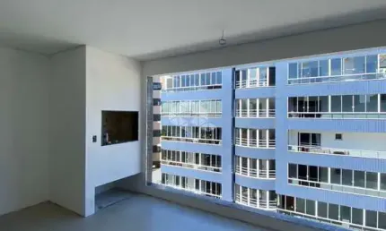 Apartamento novo à venda com 02 dormitórios,  01 suíte e sacada no bairro Nossa Senhora de Lourdes em Santa Maria, financiável.