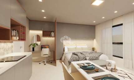 Apartamento à venda, com 01 dormitório na planta no bairro Camobi em Santa Maria, RS.