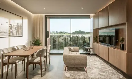 Apartamento 02 dormitórios com sacada e churrasqueira  à venda na planta no bairro camonbi em santa maria