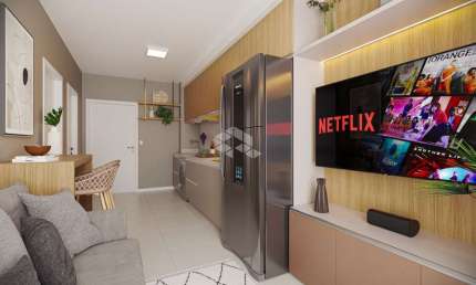 Apartamento de 01 dormitório na planta em Camobi Santa Maria