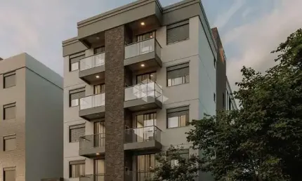 Apartamento de 1 quarto na planta à venda com sacada e churrasqueira no Bairro Camobi em Santa Maria