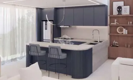 Casa em construção à venda no residencial casa viva em santa maria com 3 suítes