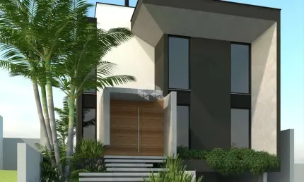Casa em Construção à Venda no Condomínio Real Park com 4 suítes e 2 vagas de garagem em Santa Maria