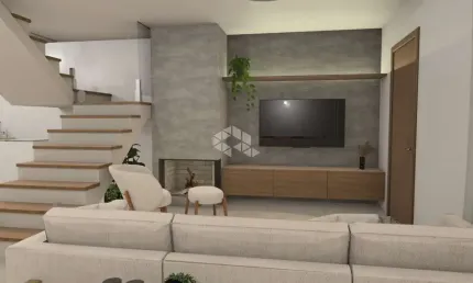 Casa duplex 3 quartos no jardim berleze em santa maria