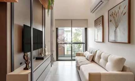 Apartamento Loft/Studio de Um Dormitório na Praia do Novo Campeche, Florianópolis/SC