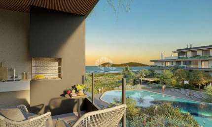 APARTAMENTO 1 QUARTO COM VISTA PARCIAL DO MAR EM CONDOMÍNIO FECHADO NO CAMPECHE FLORIANÓPOLIS/SC