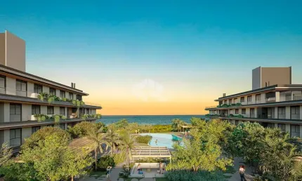 APARTAMENTO 1 QUARTO COM VISTA PARCIAL DO MAR EM CONDOMÍNIO FECHADO NO CAMPECHE FLORIANÓPOLIS/SC