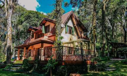 Casa em condomínio fechado com 4 quartos à venda na Rua Prefeito Waldemar Frederico Weber, 1815, Mato Queimado, Gramado