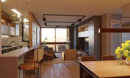 Apartamento de 2 dormitórios sendo 2 suítes, localizado no Residencial Vista do Vale em Gramado.
