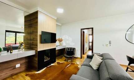 Seu Refúgio Natural em Gramado: Apartamento 3 Dormitórios mobiliado
