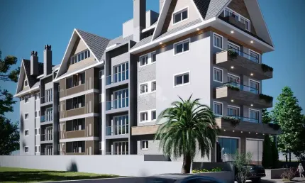 A venda apartamento de 1 dormitório sendo suíte, localizado em Canela.
