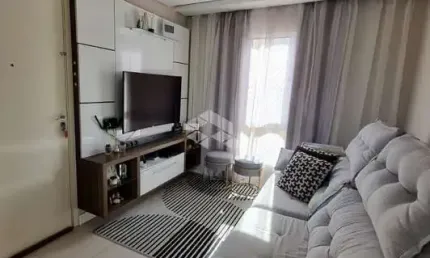 Apartamento de 3 quartos, 1 banheiro, vaga garagem semi mobiliado no condomínio viver canoas