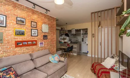 Apartamento mobiliado em Canoas com 3 dormitórios, vaga de garagem e financiamento facilitado