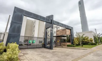 Apartamento 2 dormitórios semimobiliado, Igara/Canoas, vaga de garagem, piscina, salão de festas, próximo ULBRA, aceita financiamento  e FGTS