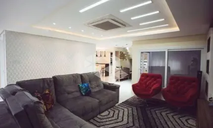 casa/sobrado 3 suítes, 1 master com hidro e closet,  semi mobiliado, pátio com piscina. À venda no bairro Igara/Canoas, aceita financimanto FGTS