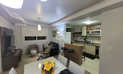 Apartamento em condomínio, 63 m² de ária privativa, 2 dormitórios, living com 3 ambientes, garagem coberta, aceira financiamento e fgts