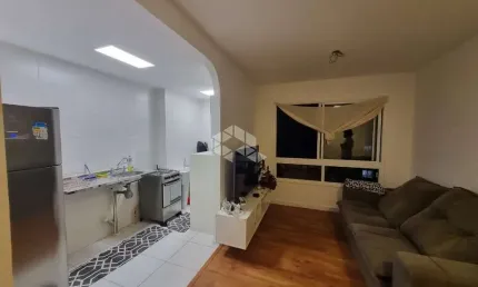 Apartamento mobiliado em Canoas com 2 dormitórios, vaga de garagem coberta e financiamento facilitado