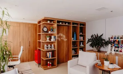 Sala comercial mobiliada, com móveis sob medida, vaga de garagem dupla, no bairro marechal rondon, na cidade de canoas/rs.