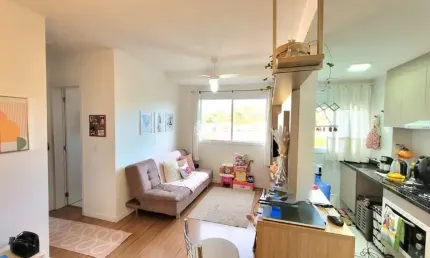 Apartamento de 47,31m² privativos, no Bairro Estância Velha em Canoas, 2 dormitórios,1 vaga de garagem, com elevador