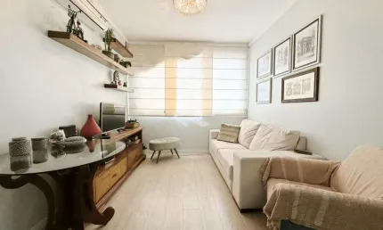 Apartamento 2 dormitórios, 1 com suíte, semi mobiliado - Moinhos de vento - Canoas