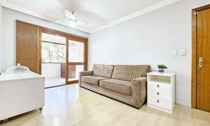 Apartamento de 102m² à venda no Centro de Canoas RS - 3 dormitórios, suíte, mobiliado, 2 vagas cobertas - Aceita financiamento