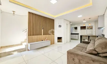 Casa sobrado à venda em Canoas RS - 3 dormitórios, suíte, semi-mobiliado, 2 vagas - Aceita financiamento e veículo no negócio