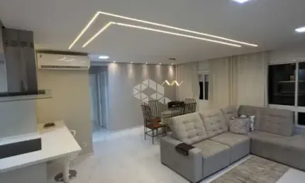 Apartamento mobiliado em Canoas com 2 dormitórios, vaga de garagem e financiamento facilitado