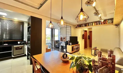 Apartamento 2 dormitórios, semimobiliado, suíte, sacada com churrasqueira, 2 vagas cobertas,próx à Maurício Cardoso, Centro de NH