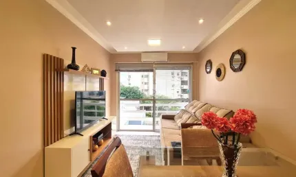 Apartamento no bairro vila rosa em novo hamburgo: 2 dormitórios, cozinha americana, sacada, mobiliado. financiamento fgts