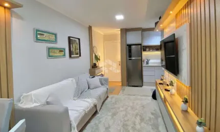 Apartamento 2 dormitorios, moveis sob medida, varanda fechada, 1 vaga,. no Bairro Vila Rosa em Novo Hamburgo