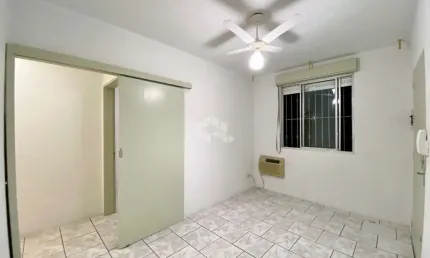 Apartamento 2 dormitórios, ar condicionado, área de serviço, vaga rotativa, bairro Canudos, em Novo Hamburgo.