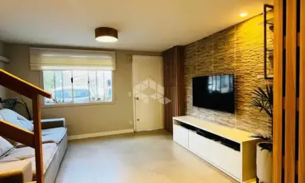 Casa em condomínio à venda no centro de canoas com 3 quartos