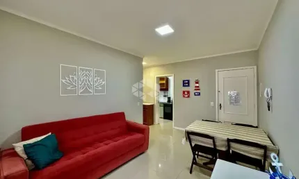 Apartamento 01 dormitório , mobiliado, Living 2 ambientes, churrasqueira, Centro, 150 m do Mar,Capão da Canoa!