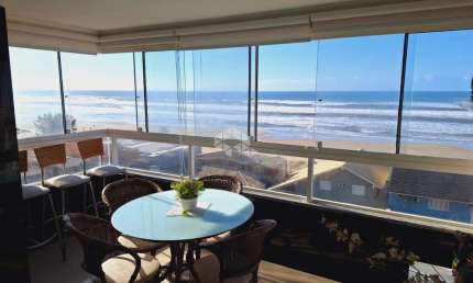 Apartamento 5 dormitórios, frente mar, mobiliado com 3 box na zona nova, capão da canoa.