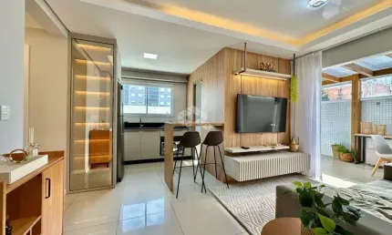 Apartamento 02 dormitórios, 01 suíte, 115 m², mobiliado e decorado, amplo terraço em U, Capão da Canoa