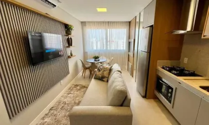 Apartamento à venda em Capão da Canoa com 2 quartos (1 suíte), alto padrão a 190 metros da Beira-Mar