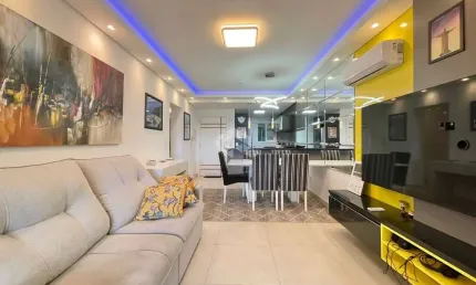Apartamento à venda no navegantes, capão da canoa com 2 quartos (1 suíte), mobiliado, frente mar e 2 vagas