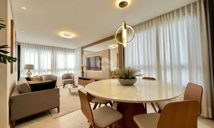 Apartamento à venda no navegantes, capão da canoa com 3 quartos (1 suíte) - mobiliado, decorado e com ótima orientação solar.