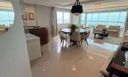Apartamento 04 dormitórios suíte box mobiliado sacada vista mar capão da canoa