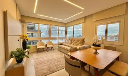 Luxuoso apartamento composto de 03 dormitórios(sendo 01 suíte), finamente mobiliado e decorado com vista para o mar, em capão da canoa/rs.