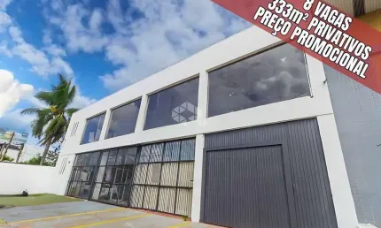 Na sertório loja 2 pisos, 333m² privat e 8 vagas. estuda receber imóvel