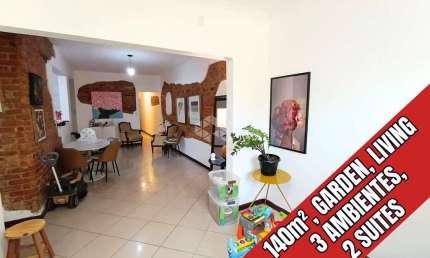 PARA INVESTIDOR APENAS! GARDEN, 2 SUITES, CLOSED, LIVING 3 AMBIENTES, REFORMADO E REPAGINADO NO BAIRRO FLORESTA