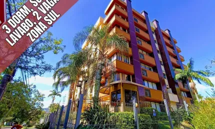 3 dormitórios (1 suite), churrasqueira e 2 vagas de garagem próximo ao barra sul