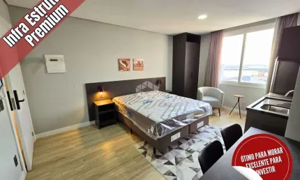 Loft/flat/studio mobiliado para morar ou investir. inframa premium, no coração do centro histórico.