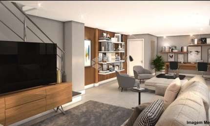 Belo apartamento Garden com três suítes e duas vagas de garagem.