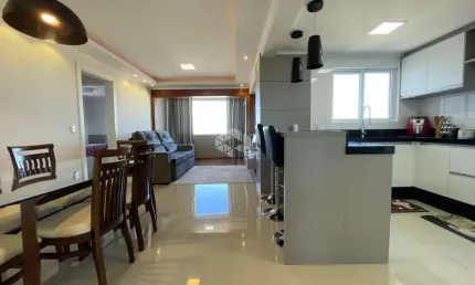 Apartamento mobiliado 02 dormitórios no bairro petrópolis em caxias do sul